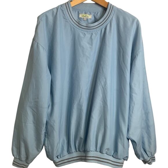 Vintage Guru Sweatshirt Men's Sz Large Sportswear Canadian Powder Blue Softshell - Picture 1 of 7